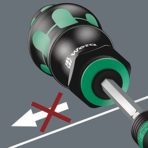 Wera Kraftform Kompakt 25 rapid one-handed bit changes with Rapidaptor