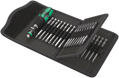 Wera Kraftform Kompakt 62 bitholding screwdriver with ergonomic grip.