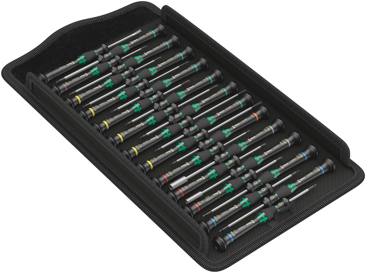 Wera Kraftform Micro Big Pack 1: 25-piece electronics screwdriver precision.