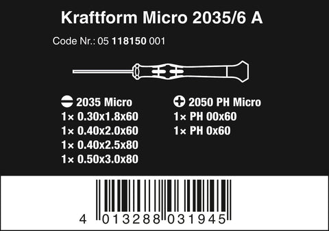 Kraftform Micro handle from Wera offers ergonomic control for precise fine adjustments.