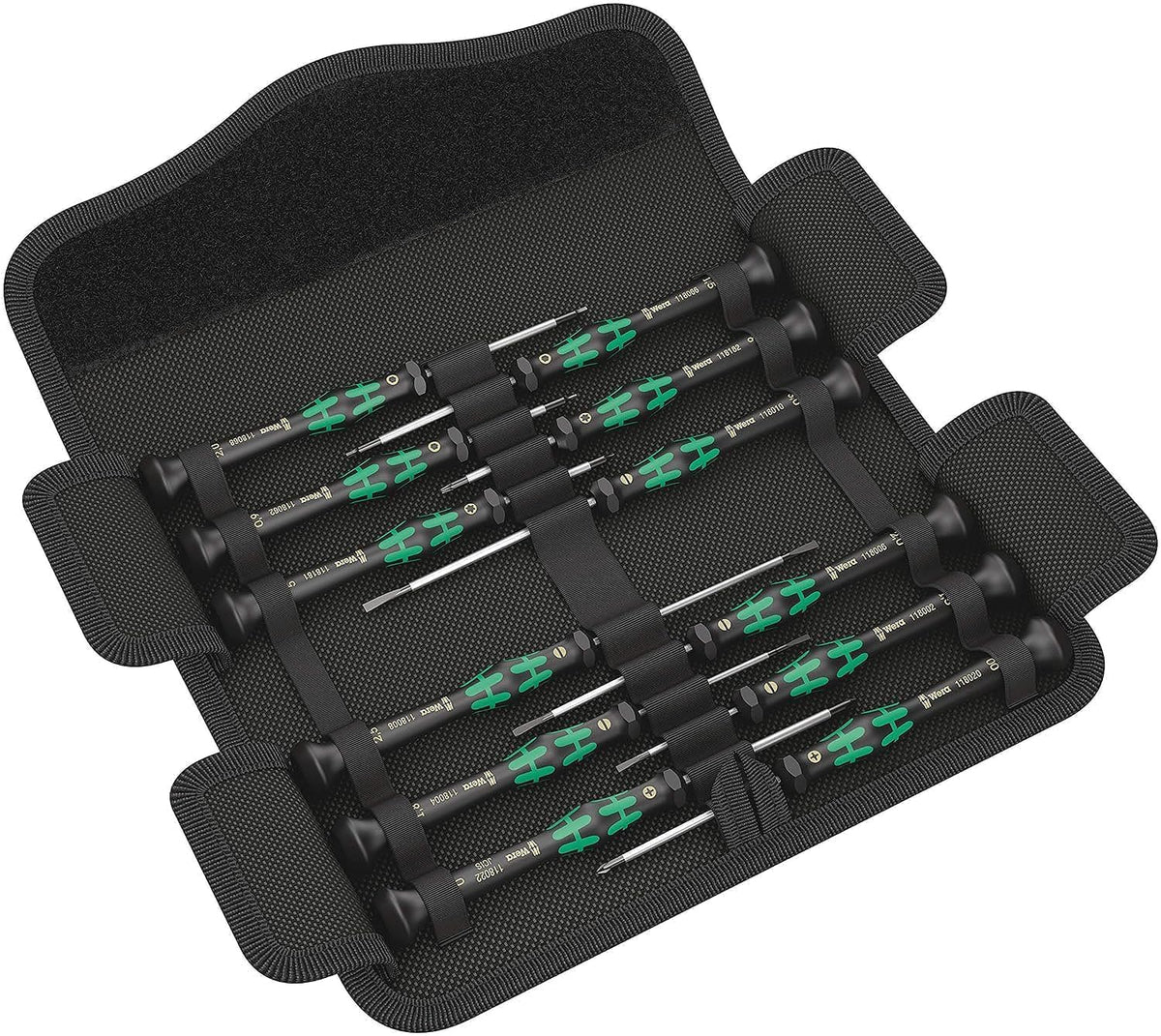 Wera Kraftform Micro-Set 12 SB 1 in a compact case for electronics precision