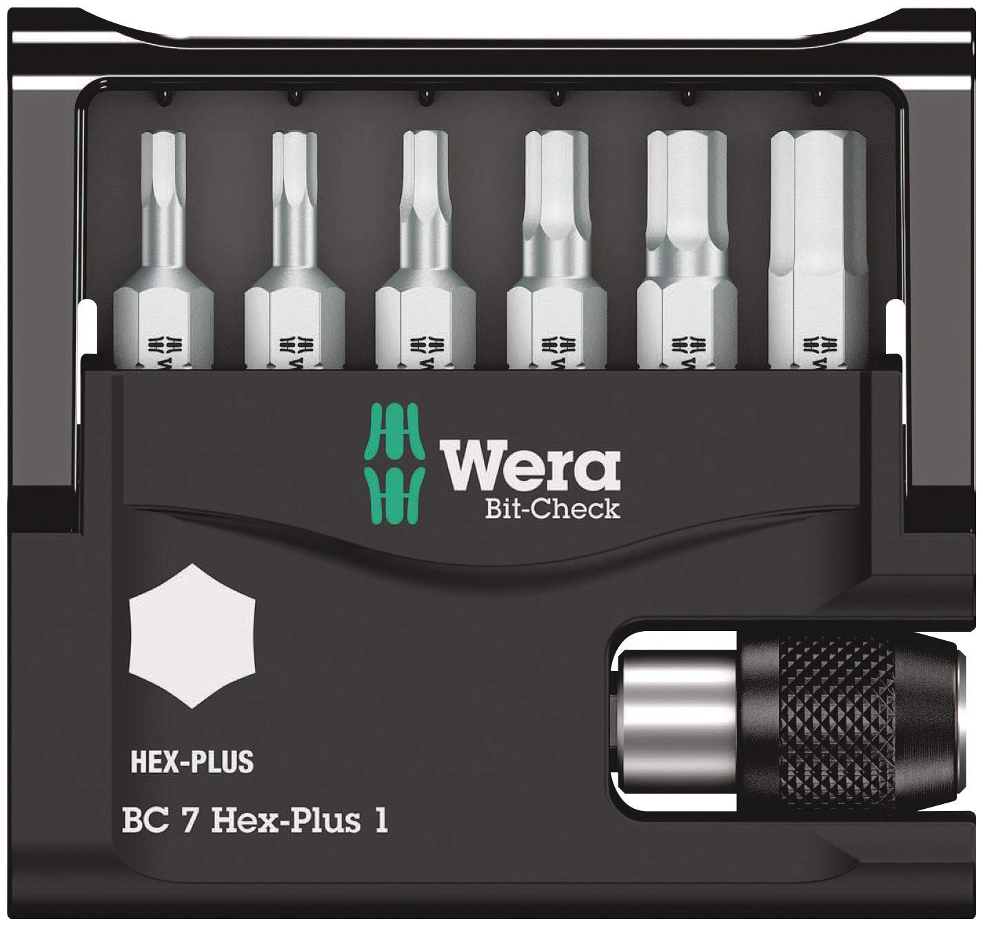 Wera Rapidaptor enables fast changes with a single hand.