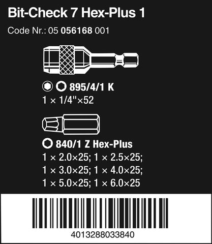 Wera Rapidaptor universal bit holder enables quick one-handed bit changes.