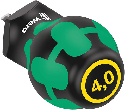 Wera stubby 5pc set—green detail and slim profile