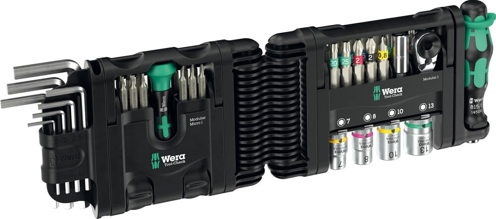 Wera TOOL-CHECK Modular Set 1 cover showcases portable organization for on-the-go projects.
