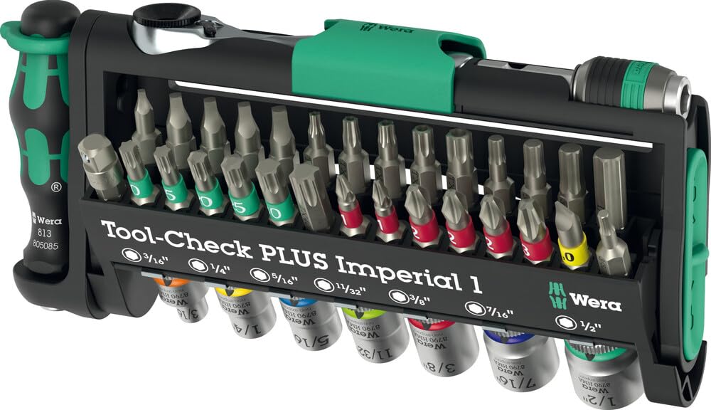 Wera TOOL-CHECK PLUS Imperial 1 closed case for organized storage.