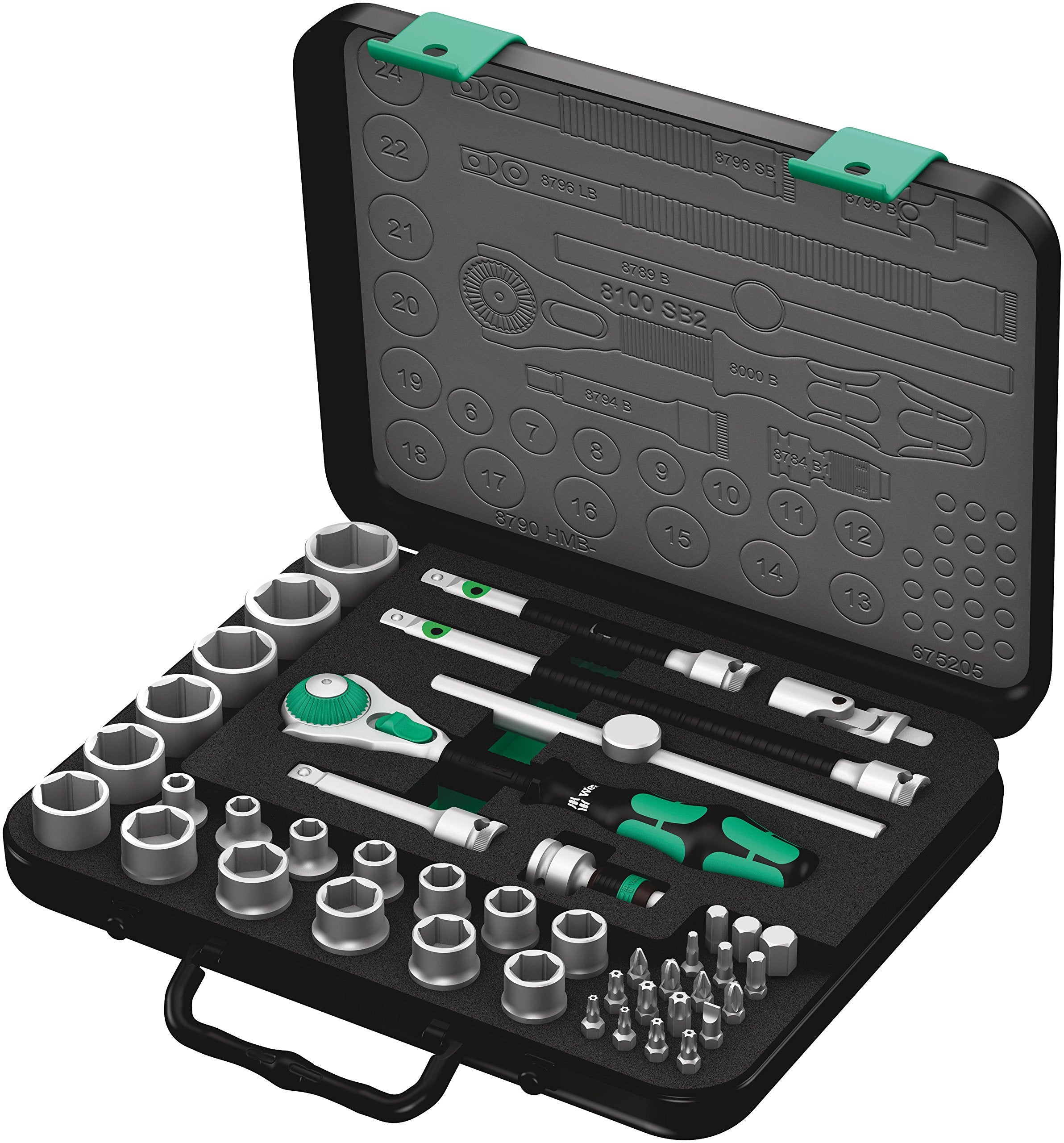 Wera Zyklop 3/8-inch ratchet: compact drive for confined spaces.