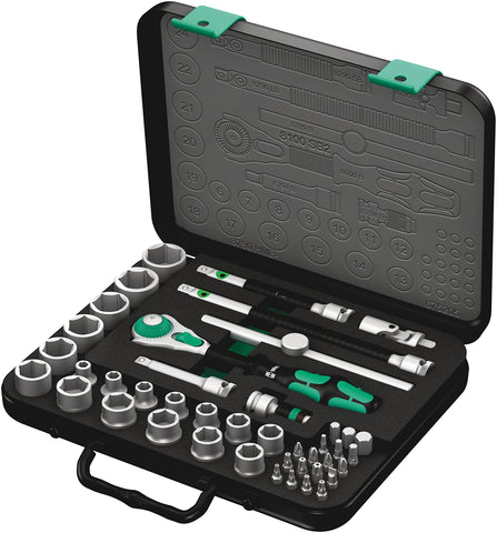 Wera Zyklop 3/8-inch ratchet: compact drive for confined spaces.