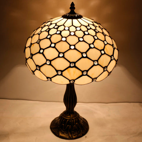 WERFACTORY LED bulb included provides instant warm glow for reading.