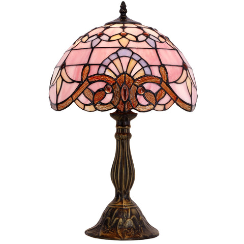 WERFACTORY pink baroque shade with lavender tone creates cozy reading mood.