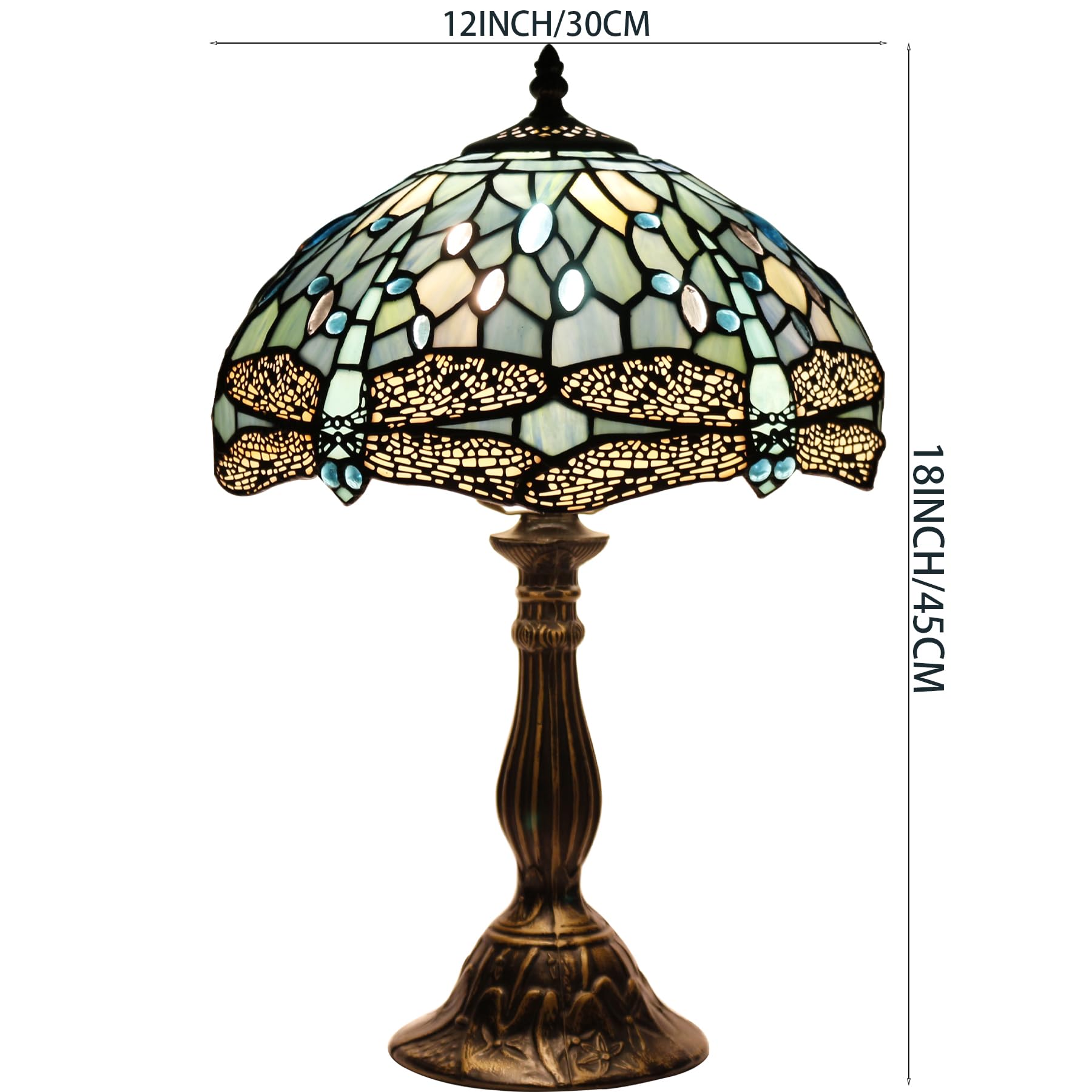 WERFACTORY shade diameter 12 inches provides broad, even illumination