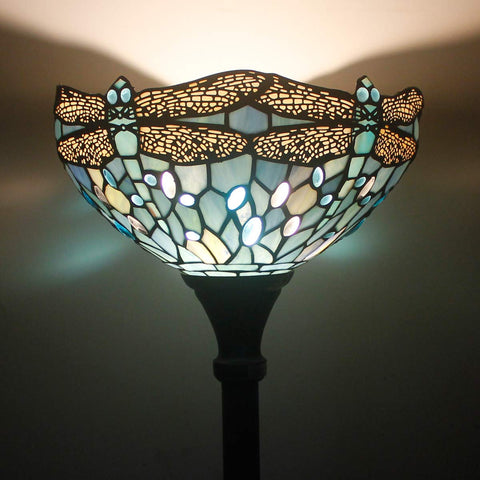 WERFACTORY Tiffany lamp antique bronze base offers stable, stylish support.