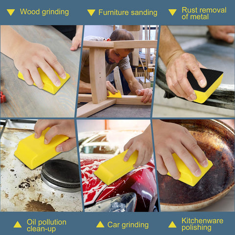 Werhoo sanding block auto body hook-loop design for secure adhesion during sanding