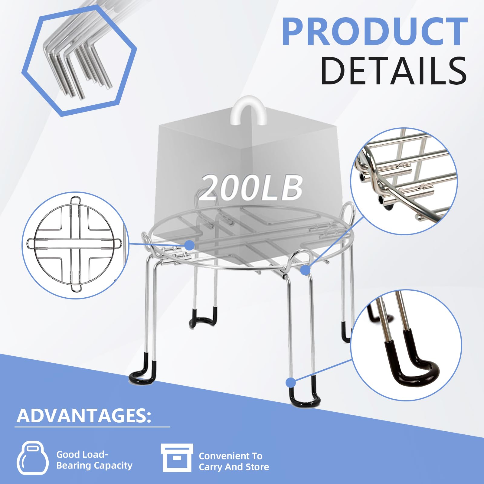 WERJH base with 9-inch diameter provides stable Berkey support