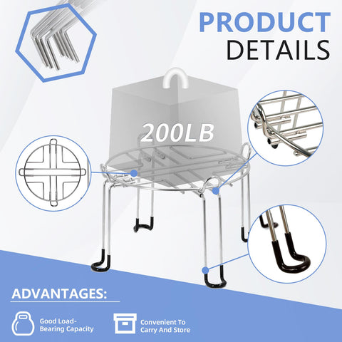 WERJH base with 9-inch diameter provides stable Berkey support