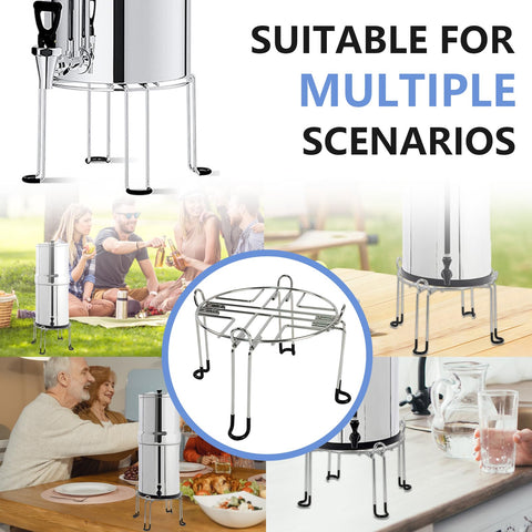WERJH stand compatible with Berkey Big, Royal and Travel systems for versatile setups