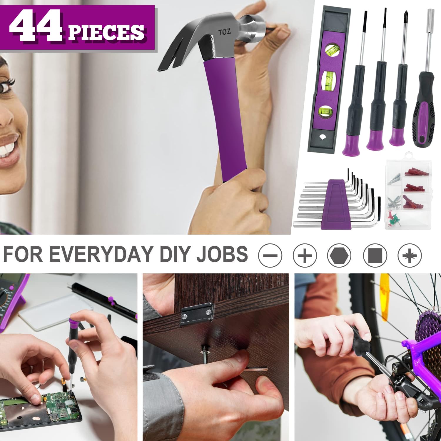 Cordless screwdriver charging setup with Werktough kit for convenient power