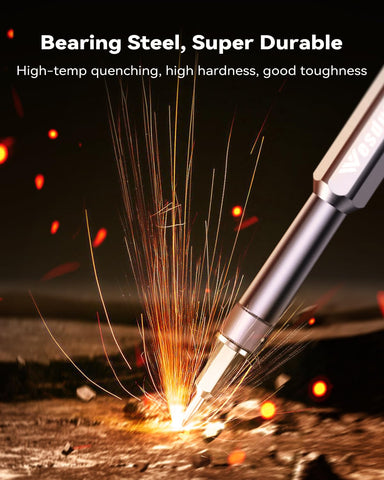 Wesdut ergonomic swivel-cap handle for comfortable screw removal.