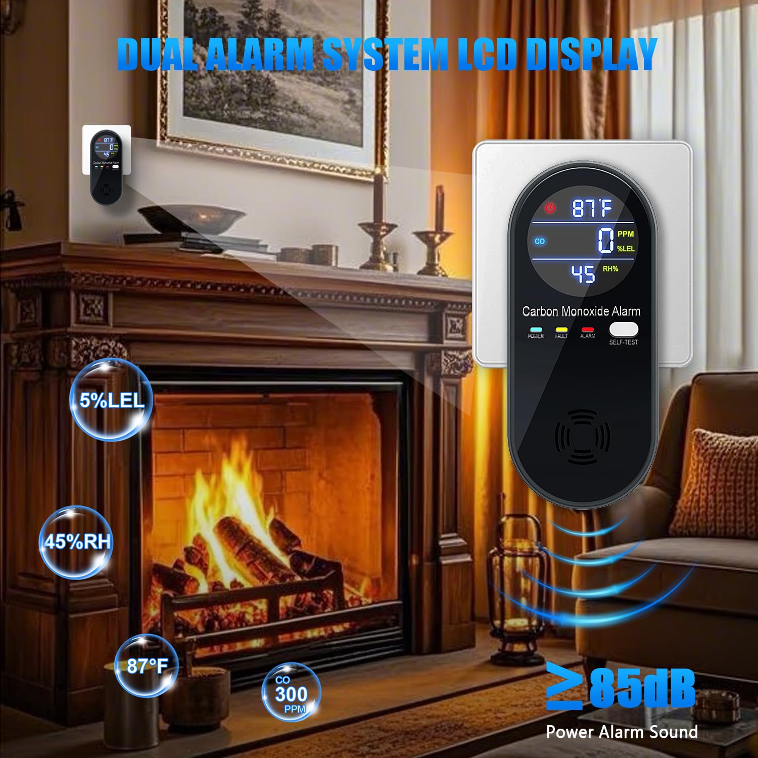 WESHLGD compact portable detector fits any outlet.