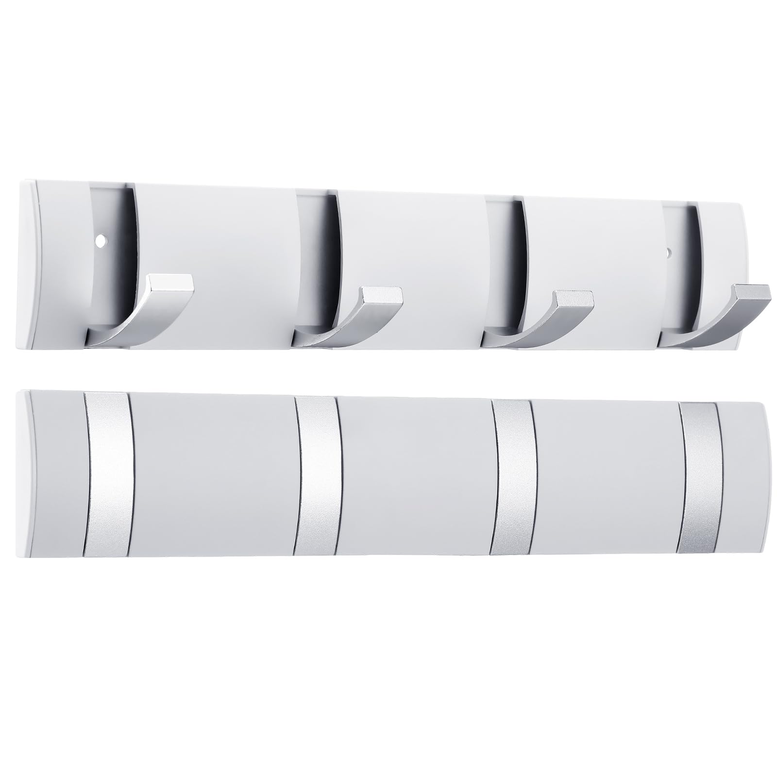 Wesiti coat rack folding hooks: compact wall storage for hats and coats.