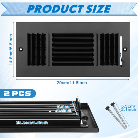 Wesiti vent cover being installed in black for easy replacement