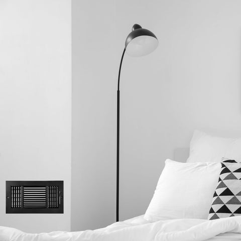 Wesiti modern black design vent cover complements decor while guiding airflow