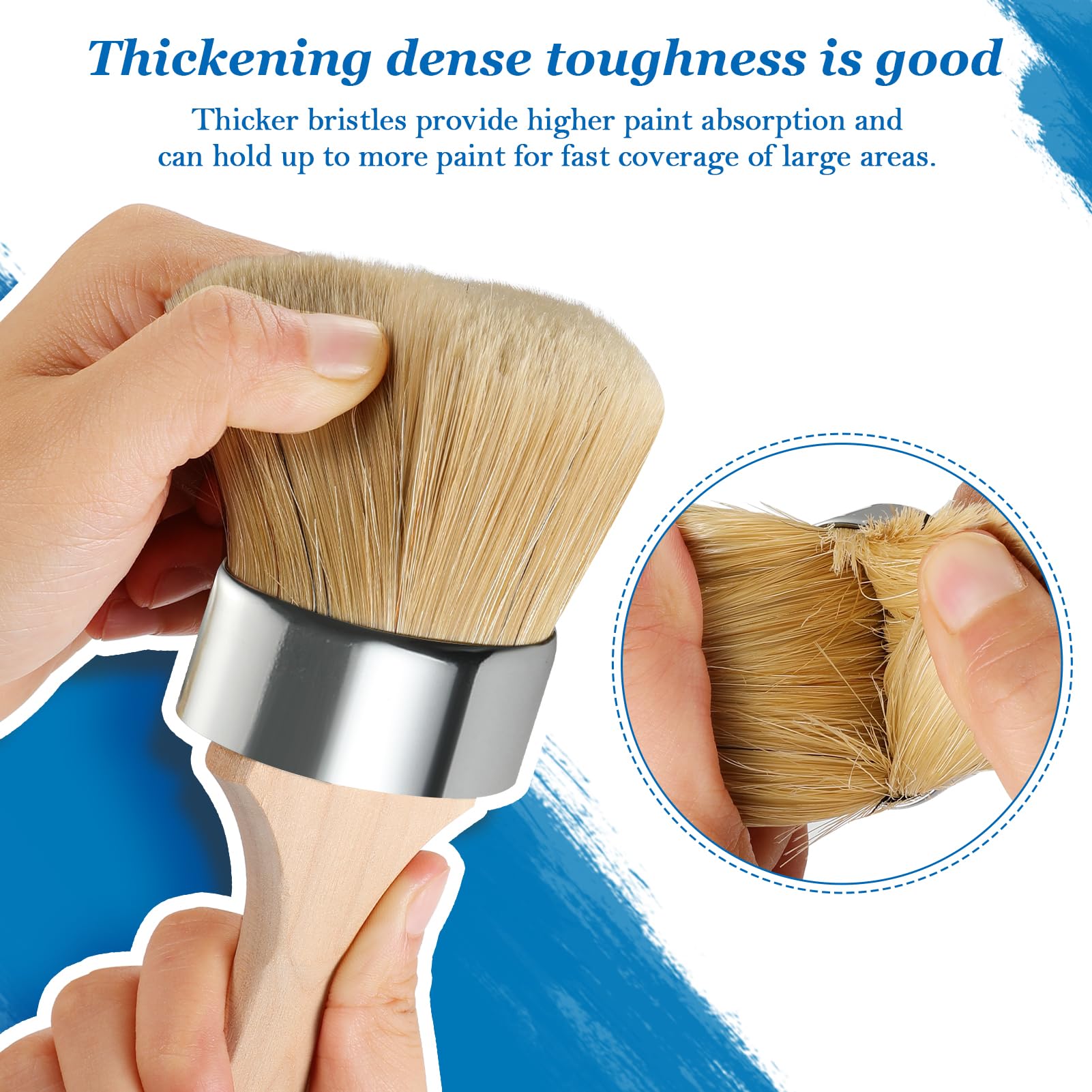 Wesquer 5-pack brushes ideal for DIY crafts and art projects.