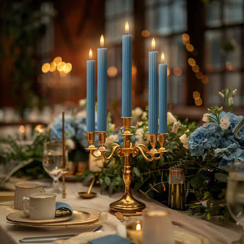 West Ivory safe-to-touch candle ideal for homes with kids and pets.