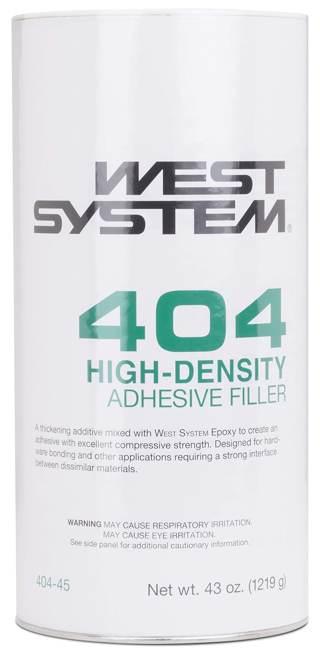 West System 404-45 high density filler shown in epoxy mix for strong joints and gap filling