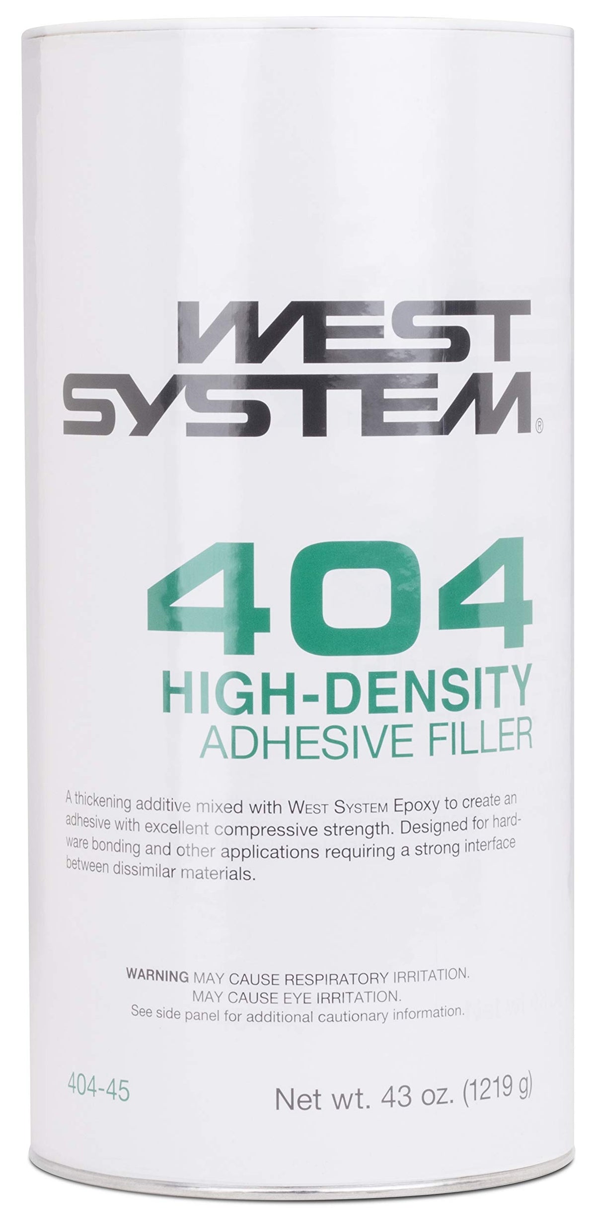 West System 404-45 high density filler shown in epoxy mix for strong joints and gap filling