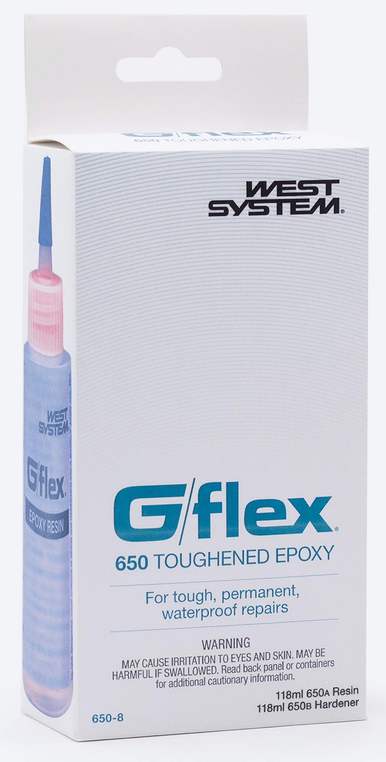 West System G/flex epoxy bonds damp wood surfaces for versatile adhesion.