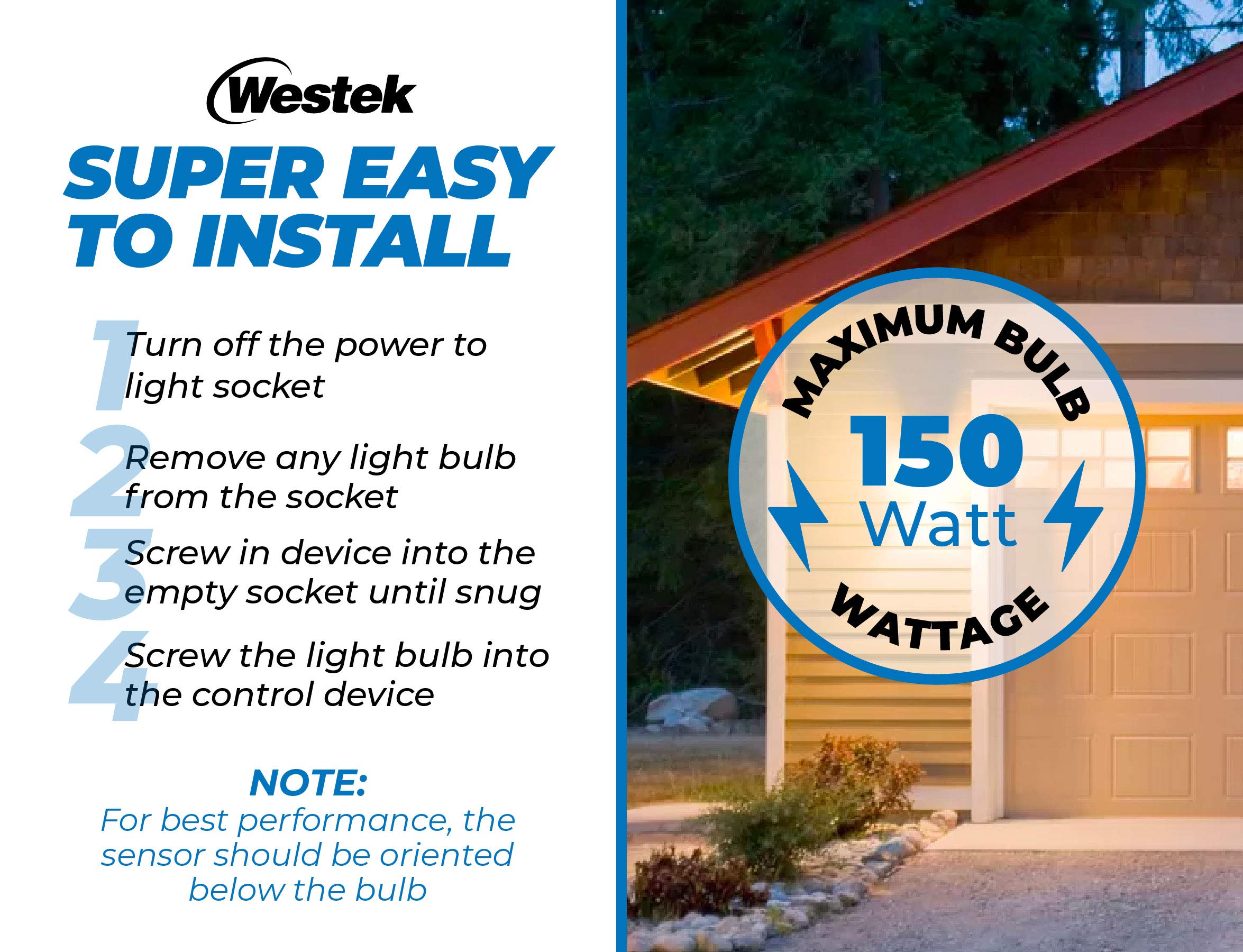 Westek OMLC3BC-4 bulb compatibility with LED, CFL, incandescent.