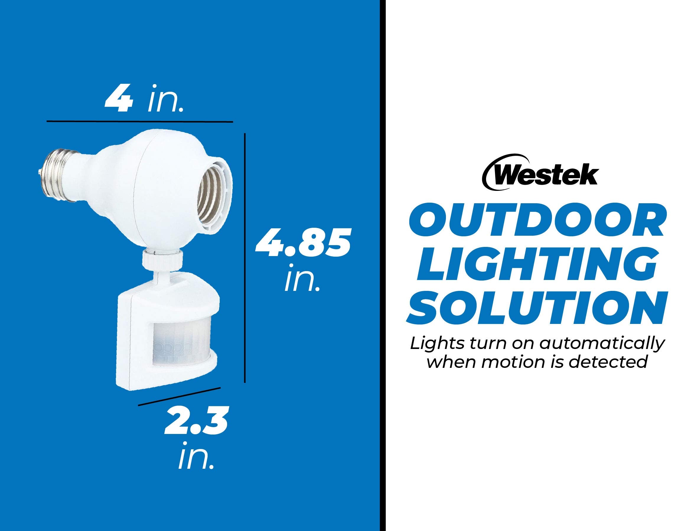 Westek OMLC3BC-4 supports up to 150 watts for flexible bulbs.