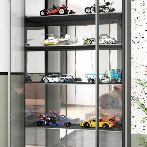 WESTICK living room mirror wall creates a spacious, brighter ambiance.