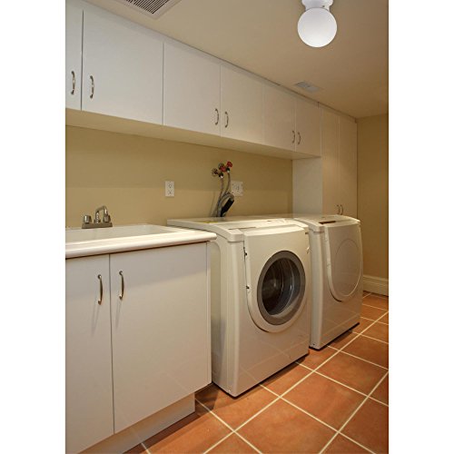 Westinghouse 6660700 flush-mount ceiling fixture mounted to emphasize compact ceiling footprint