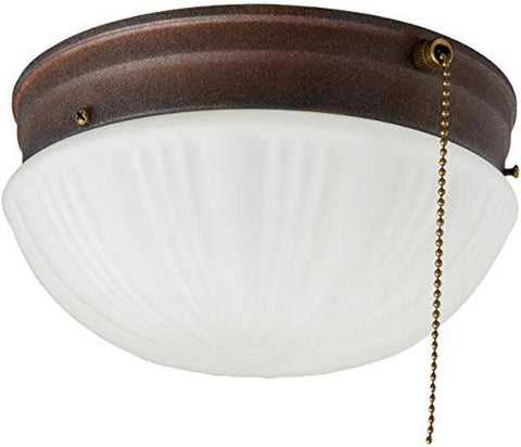 Westinghouse 6720200 pull chain ceiling fixture for easy operation without a wall switch