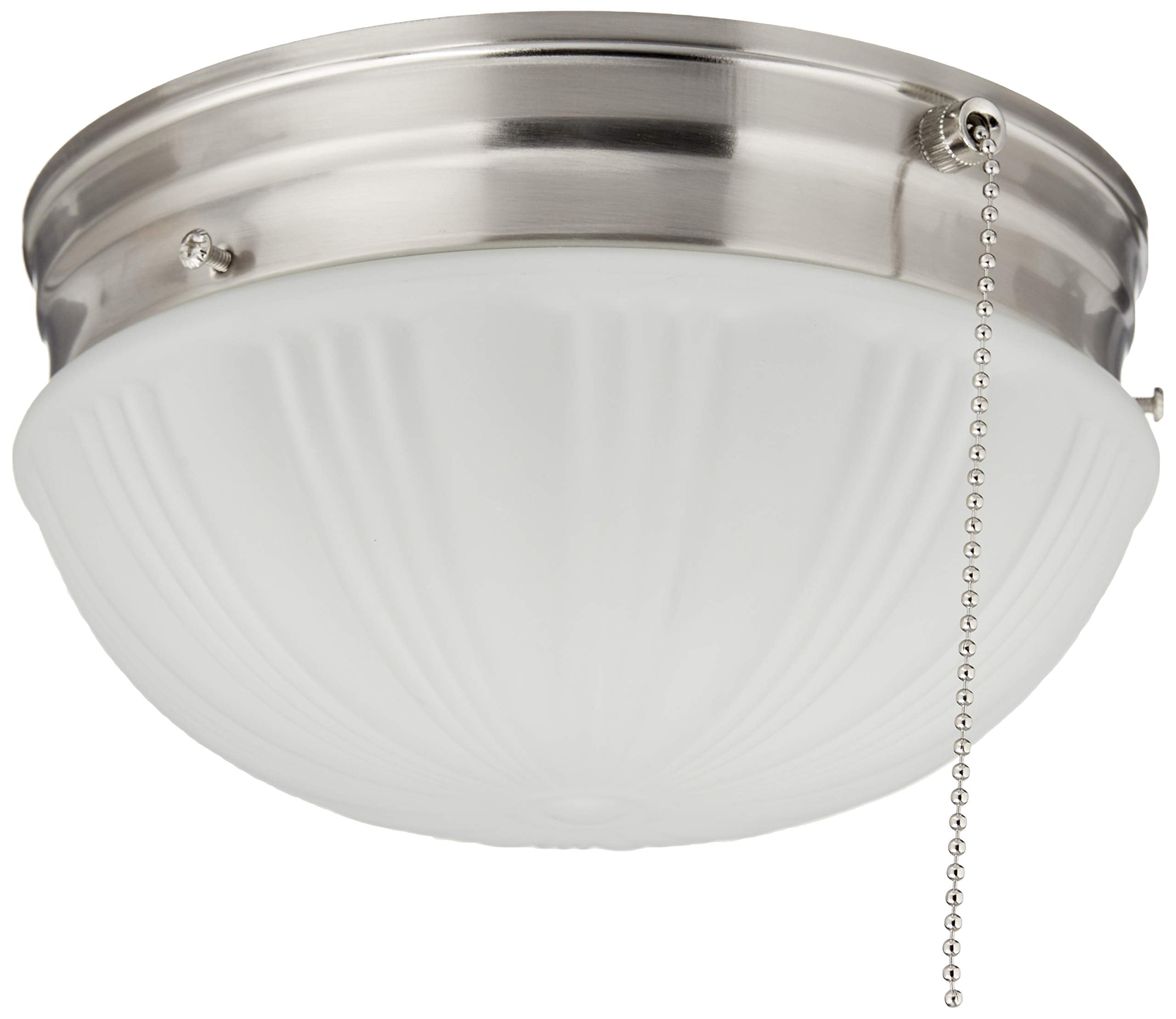 Westinghouse 6721000 brushed nickel finish on a two-light fixture