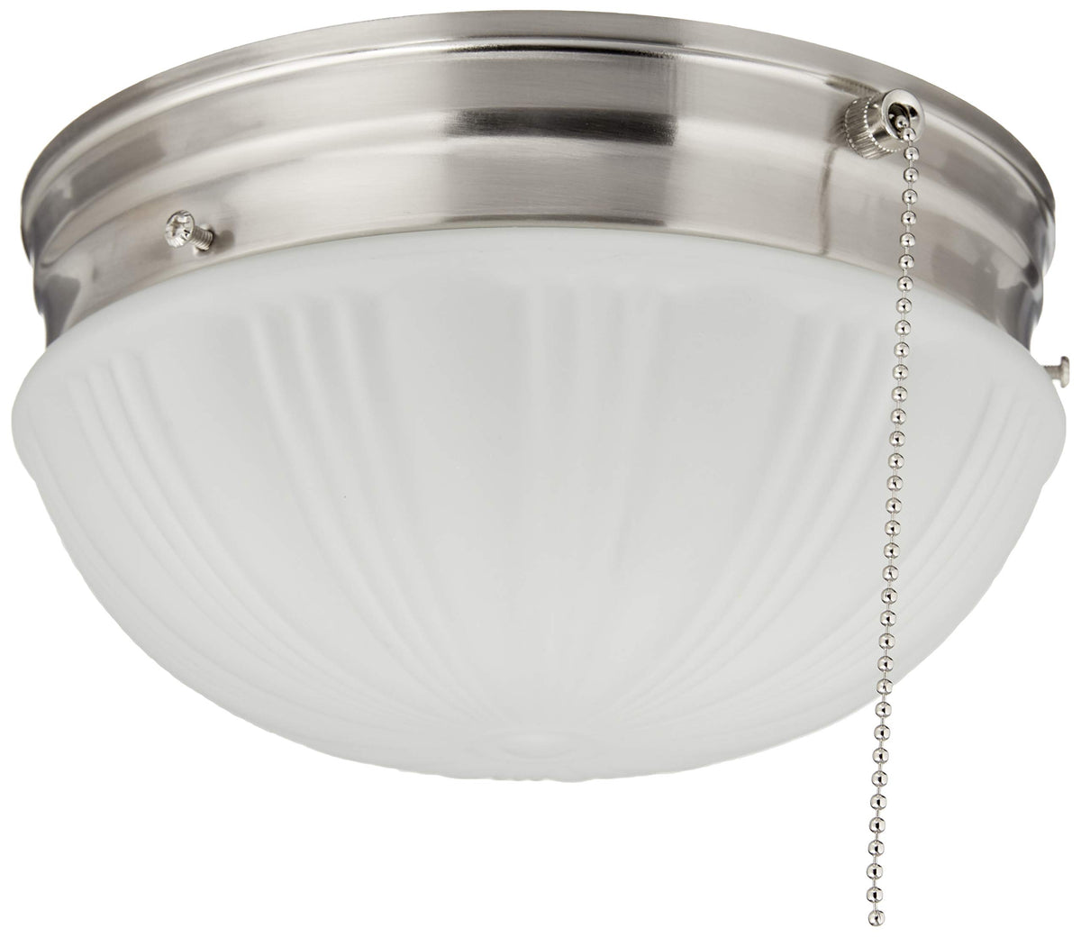 Westinghouse 6721000 brushed nickel finish on a two-light fixture