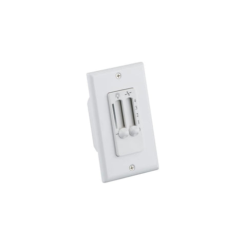 Westinghouse 7787300 wall control with sliders for precise fan speed and light dimming.