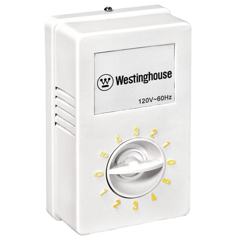Westinghouse 7861400 brushed nickel ceiling fan blades for robust airflow.