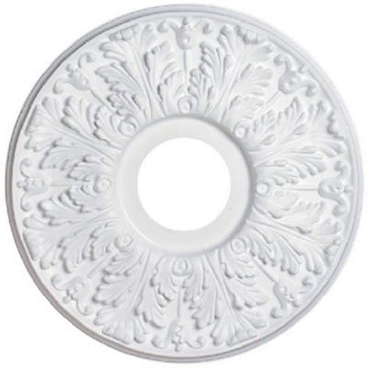 Westinghouse 15-1/2-inch white Victorian ceiling medallion for elegant ceiling décor