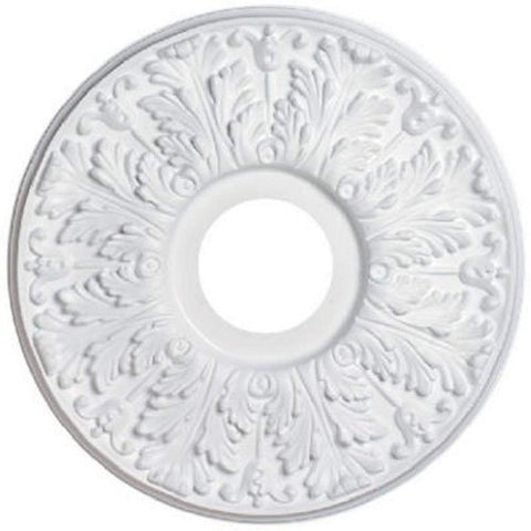 Westinghouse 15-1/2-inch white Victorian ceiling medallion for elegant ceiling décor