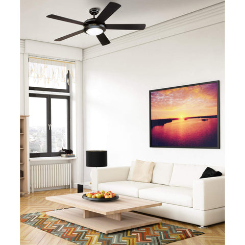 Westinghouse Comet frosted glass shade provides soft illumination.