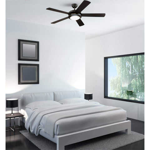 Westinghouse Comet dimmable LED light kit with frosted shade.