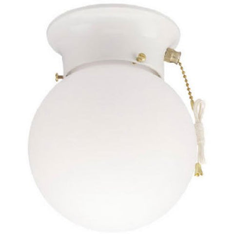 Westinghouse compact ceiling light fits small spaces and low or high ceilings.