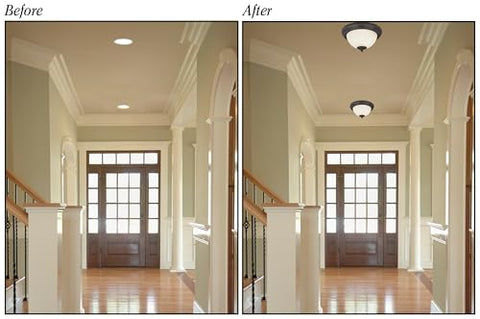 Westinghouse recessed-light-converter adjustable bar shown for precise alignment.