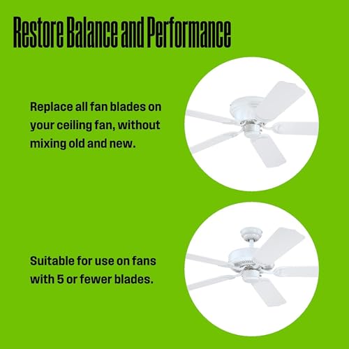 Weatherproof blades designed for outdoor use on Westinghouse fans.