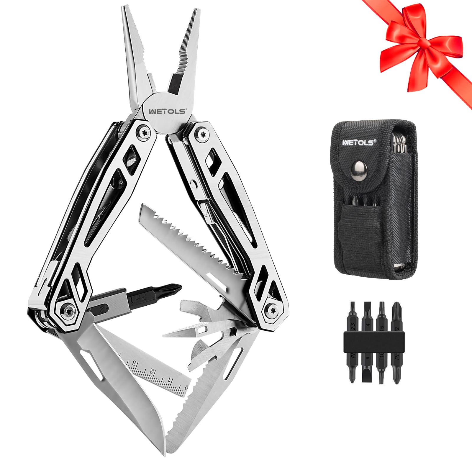 WETOLS 21-in-1 multitool with pliers for everyday carry and quick fixes