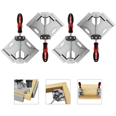 WETOLS corner clamp at 90 degrees for precise frame assembly and sturdy joints.