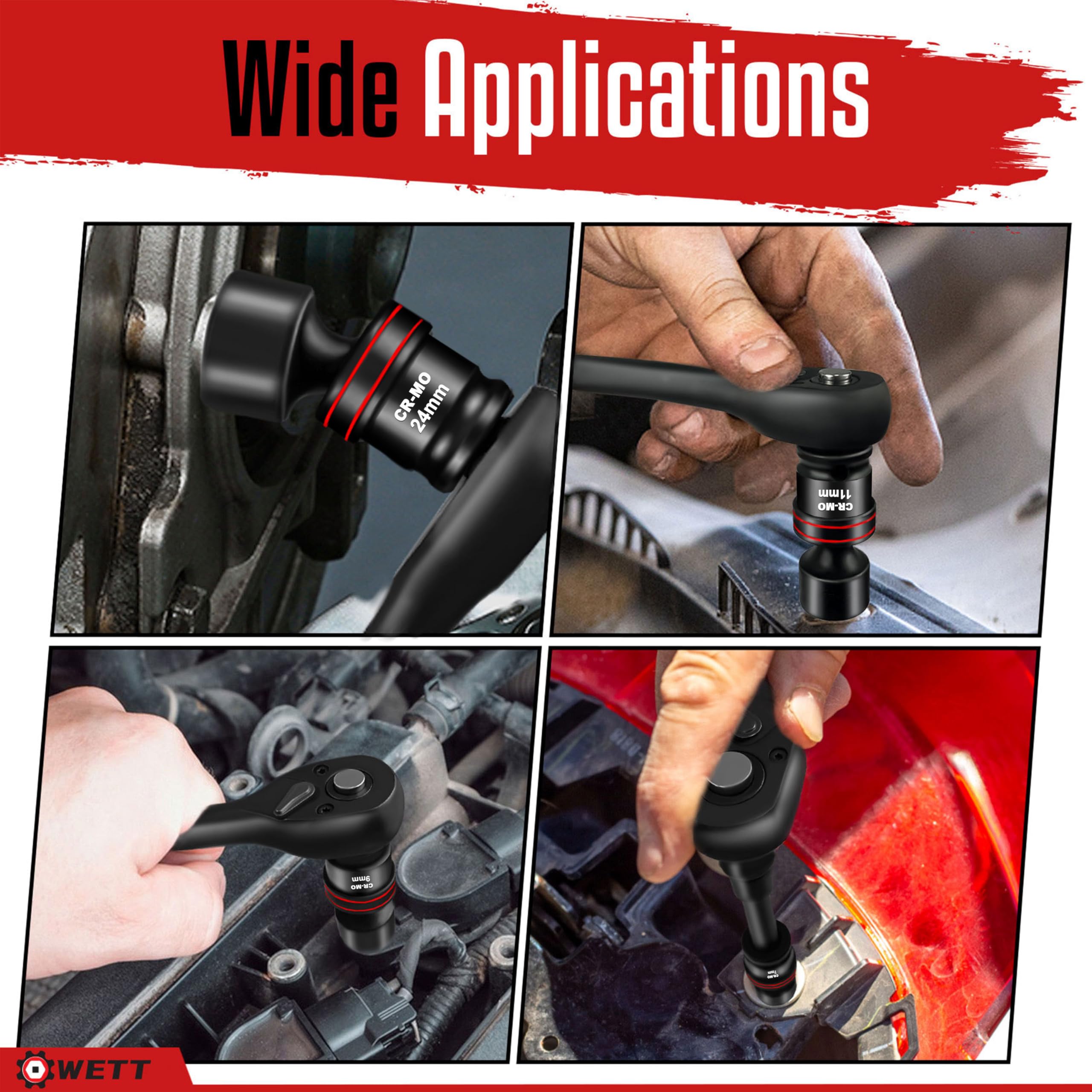 WETT ideal for automotive repairs and stubborn fasteners.